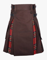CARGO HYBRID TARTAN KILT - scottish kilt jacket